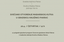 Tjedan cjeloživotnog učenja – Svečano otvorenje mađarskog kutka u knjižnici