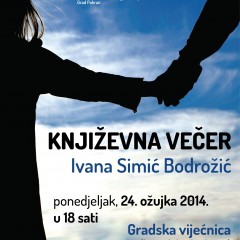 Književna večer s Ivanom Simić Bodrožić