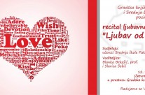 “Ljubav od riječi” – recital ljubavne poezije učenika Srednje škole Pakrac