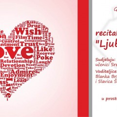 “Ljubav od riječi” – recital ljubavne poezije učenika Srednje škole Pakrac