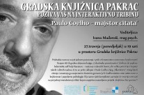 Interaktivna tribina “Paulo Coelho – majstor citata”