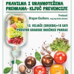 Predavanje : Pravilna i uravnotežena prehrana – ključ prevencije