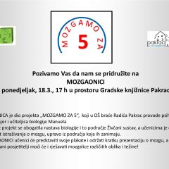 “Mozgaonica” u Gradskoj knjižnici Pakrac
