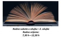 Radna subota – ožujak 2019.