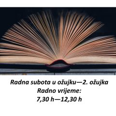 Radna subota – ožujak 2019.