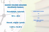 Radno vrijeme knjižnice