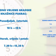 Radno vrijeme knjižnice