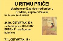 U RITMU PRIČE – glazbene pričaonice / radionice