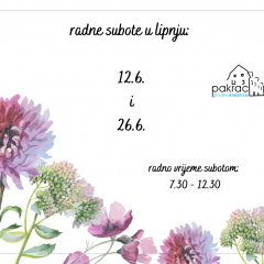 Radne subote – lipanj 2021.