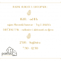 Radne subote – listopad 2021.