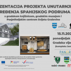 Prezentacija projekta unutarnjeg uređenja Spahijskog podruma s gradskom knjižnicom, gradskim muzejom i Posjetiteljskim centrom Svijeta Graševine