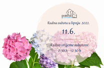 Radna subota – lipanj 2022.