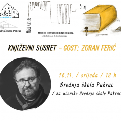 Zoran Ferić u Pakracu – književni susret za srednjoškolce