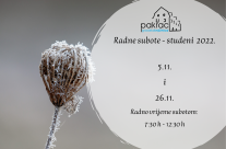 Radne subote – studeni 2022.