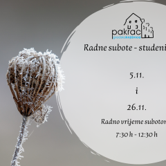 Radne subote – studeni 2022.