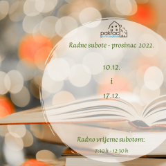 Radne subote – prosinac 2022.