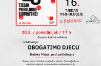 16. Tjedan psihologije u Pakracu