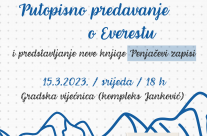 Stipe Božić – Predavanje o Everestu i predstavljanje knjige “Penjačevi zapisi”