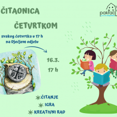 Čitaonica četvrtkom – uz Dan grada Pakraca / 16.3.