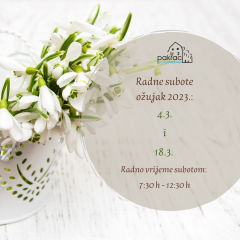 Radne subote – ožujak 2023.