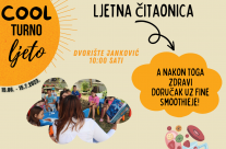 Ljetna čitaonica + Zdravi doručak / 4.7., utorak / COOLturno ljeto