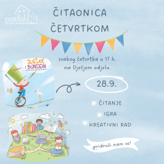 Čitaonica četvrtkom – 28.9.