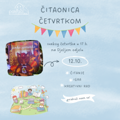 Čitaonica četvrtkom – 12.10.