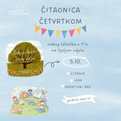 Čitaonica četvrtkom – 5.10.