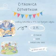 Čitaonica četvrtkom – 2.11.