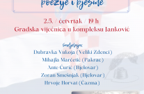 Večer domoljubne poezije i proze – program obilježavanja godišnjice VRO Bljesak