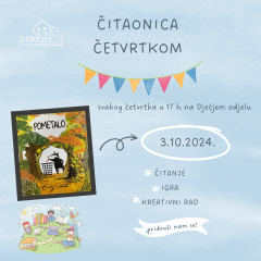 Čitaonica četvrtkom – 3.10.2024.