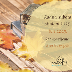 Radna subota – studeni 2025.