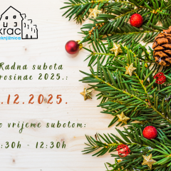 Radna subota – prosinac 2025.