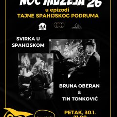 Noć muzeja 2026. – Svirka u Spahijskom – Bruna Oberan i Tin Tonković