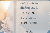 Radna subota – siječanj 2026.