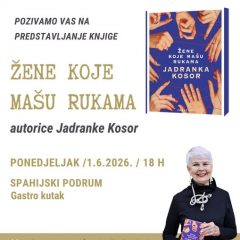 “Žene koje mašu rukama” – predstavljanje nove knjige autorice Jadranke Kosor