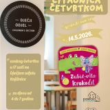 Čitaonica četvrtkom – 14.5.2026. / “Zubić-vila i krokodil”