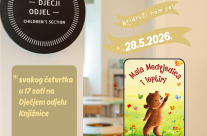 Čitaonica četvrtkom – 28.5.2026. / “Mala Medvjedica i leptiri”