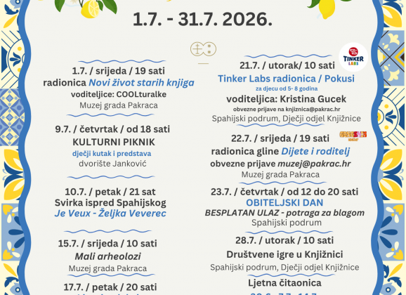 COOLturno ljeto 2026. – od 1.7. do 31.7.2026.