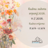 Radna subota – srpanj 2026.