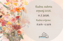 Radna subota – srpanj 2026.