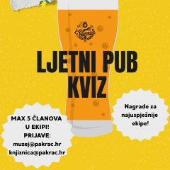 Ljetni pub kviz – 17.7.2026.