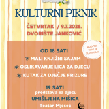 Kulturni piknik u dvorištu Janković