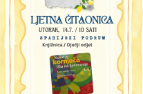 Ljetna čitaonica – 14.7.2026. / Kako je kornjača išla na ljetovanje