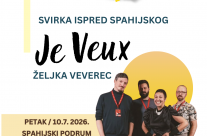 Svirka ispred Spahijskog – Je Veux / Željka Veverec
