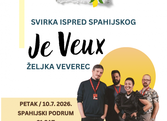 Svirka ispred Spahijskog – Je Veux / Željka Veverec