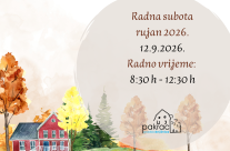 Radna subota – 12.9.2026.