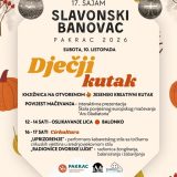 17. SAJAM SLAVONSKI BANOVAC – Dječji kutak