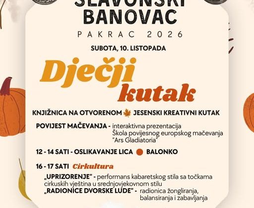 17. SAJAM SLAVONSKI BANOVAC – Dječji kutak